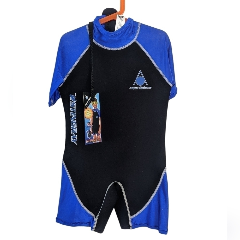 AQUA Sphere thermal uv protection stingray core warmer suit size kids XL T7